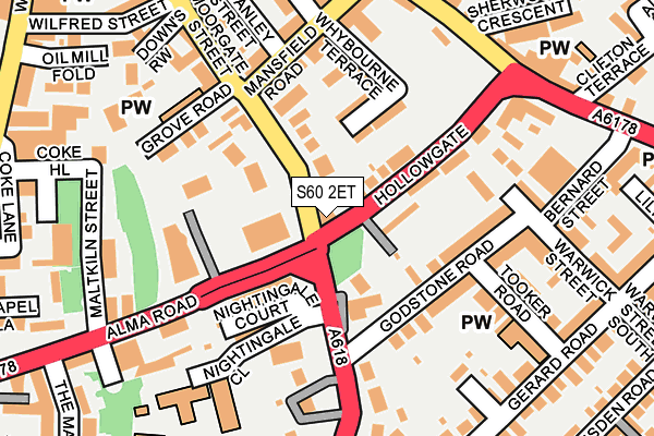 S60 2ET map - OS OpenMap – Local (Ordnance Survey) S60 2ET map - OS OpenMap – Local (Ordnance Survey)
