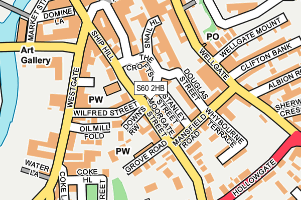 S60 2HB map - OS OpenMap – Local (Ordnance Survey) S60 2HB map - OS OpenMap – Local (Ordnance Survey)