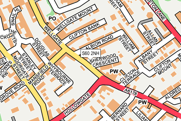 S60 2NH map - OS OpenMap – Local (Ordnance Survey) S60 2NH map - OS OpenMap – Local (Ordnance Survey)