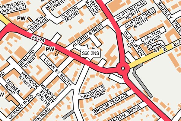 S60 2NS map - OS OpenMap – Local (Ordnance Survey) S60 2NS map - OS OpenMap – Local (Ordnance Survey)