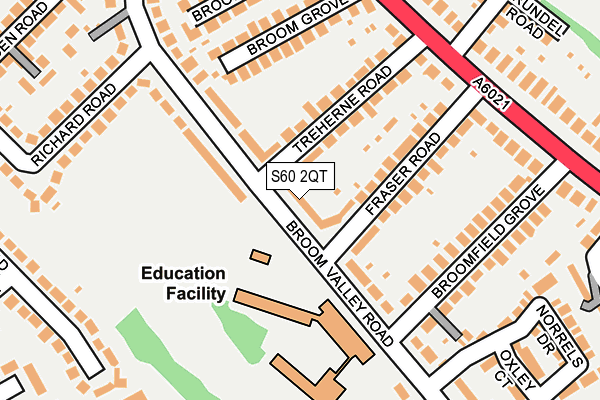 S60 2QT map - OS OpenMap – Local (Ordnance Survey) S60 2QT map - OS OpenMap – Local (Ordnance Survey)