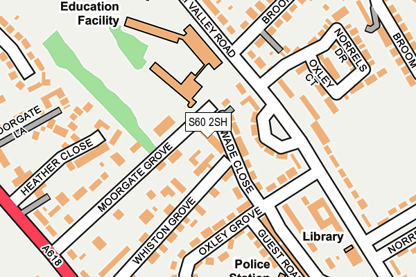S60 2SH map - OS OpenMap – Local (Ordnance Survey) S60 2SH map - OS OpenMap – Local (Ordnance Survey)