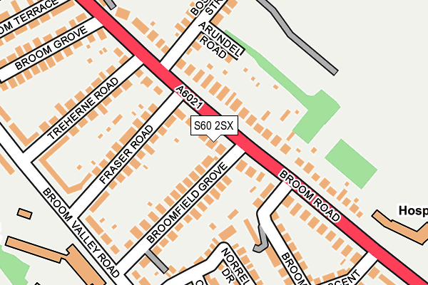 S60 2SX map - OS OpenMap – Local (Ordnance Survey) S60 2SX map - OS OpenMap – Local (Ordnance Survey)