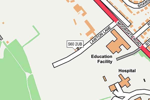 S60 2UB map - OS OpenMap – Local (Ordnance Survey) S60 2UB map - OS OpenMap – Local (Ordnance Survey)