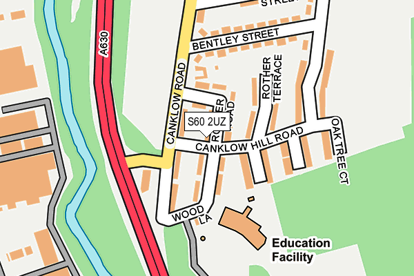 S60 2UZ map - OS OpenMap – Local (Ordnance Survey) S60 2UZ map - OS OpenMap – Local (Ordnance Survey)