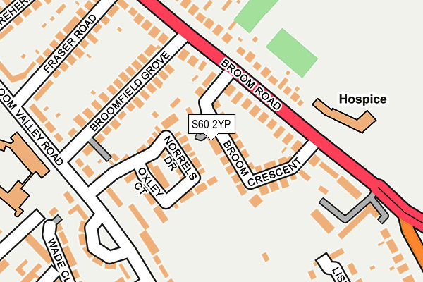 S60 2YP map - OS OpenMap – Local (Ordnance Survey) S60 2YP map - OS OpenMap – Local (Ordnance Survey)