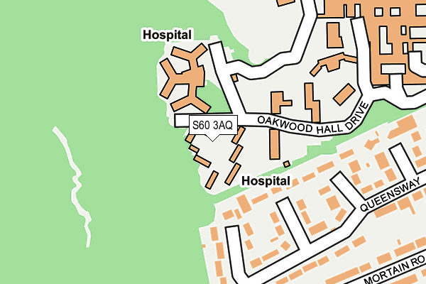 S60 3AQ map - OS OpenMap – Local (Ordnance Survey) S60 3AQ map - OS OpenMap – Local (Ordnance Survey)