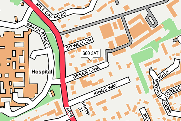 S60 3AT map - OS OpenMap – Local (Ordnance Survey) S60 3AT map - OS OpenMap – Local (Ordnance Survey)