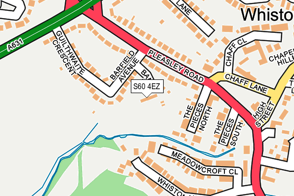 S60 4EZ map - OS OpenMap – Local (Ordnance Survey) S60 4EZ map - OS OpenMap – Local (Ordnance Survey)