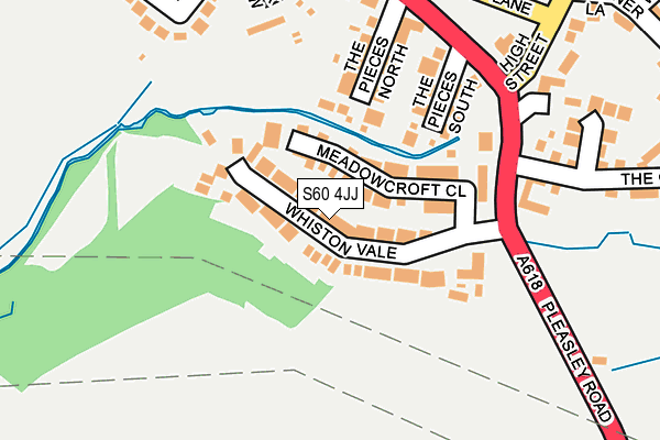 S60 4JJ map - OS OpenMap – Local (Ordnance Survey) S60 4JJ map - OS OpenMap – Local (Ordnance Survey)
