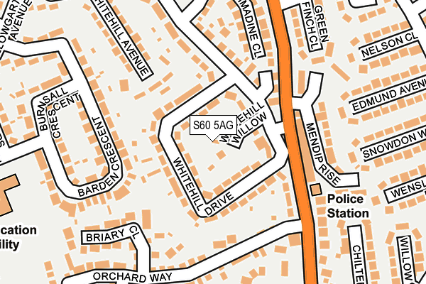 S60 5AG map - OS OpenMap – Local (Ordnance Survey) S60 5AG map - OS OpenMap – Local (Ordnance Survey)
