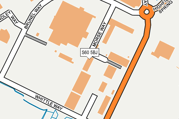 S60 5BJ map - OS OpenMap – Local (Ordnance Survey) S60 5BJ map - OS OpenMap – Local (Ordnance Survey)