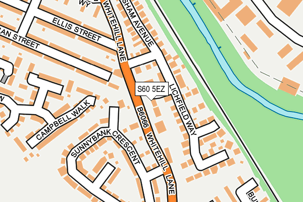S60 5EZ map - OS OpenMap – Local (Ordnance Survey) S60 5EZ map - OS OpenMap – Local (Ordnance Survey)