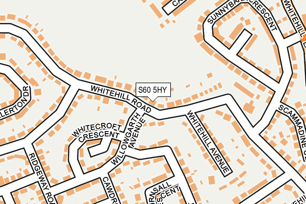 S60 5HY map - OS OpenMap – Local (Ordnance Survey) S60 5HY map - OS OpenMap – Local (Ordnance Survey)