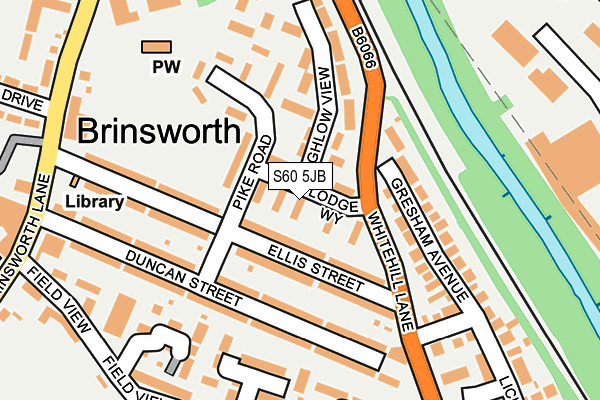 S60 5JB map - OS OpenMap – Local (Ordnance Survey) S60 5JB map - OS OpenMap – Local (Ordnance Survey)