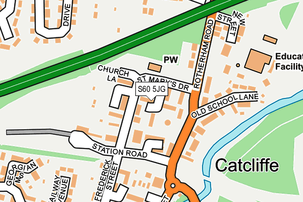 S60 5JG map - OS OpenMap – Local (Ordnance Survey) S60 5JG map - OS OpenMap – Local (Ordnance Survey)