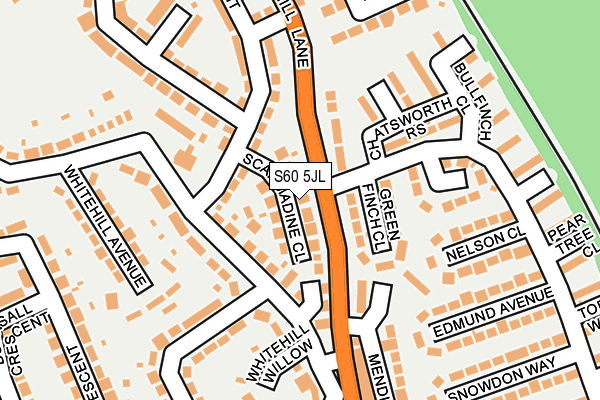 S60 5JL map - OS OpenMap – Local (Ordnance Survey) S60 5JL map - OS OpenMap – Local (Ordnance Survey)
