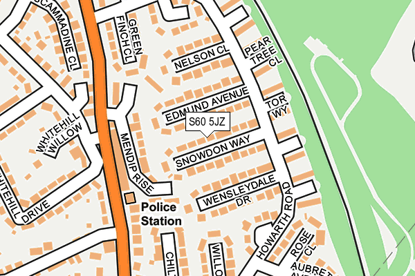 S60 5JZ map - OS OpenMap – Local (Ordnance Survey) S60 5JZ map - OS OpenMap – Local (Ordnance Survey)