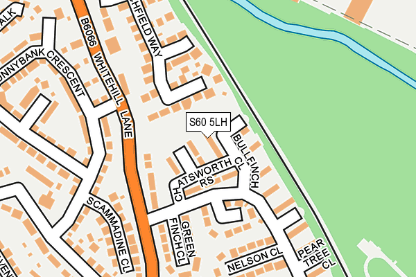 S60 5LH map - OS OpenMap – Local (Ordnance Survey) S60 5LH map - OS OpenMap – Local (Ordnance Survey)
