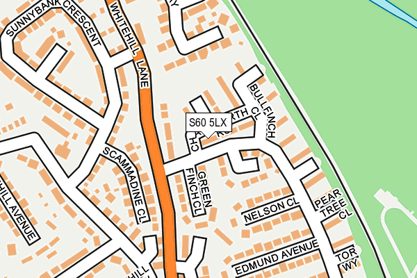 S60 5LX map - OS OpenMap – Local (Ordnance Survey) S60 5LX map - OS OpenMap – Local (Ordnance Survey)