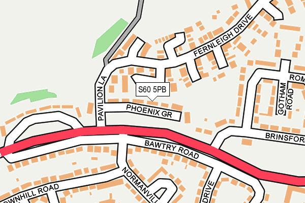 S60 5PB map - OS OpenMap – Local (Ordnance Survey) S60 5PB map - OS OpenMap – Local (Ordnance Survey)