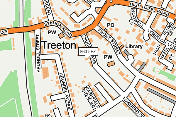 S60 5PZ map - OS OpenMap – Local (Ordnance Survey) S60 5PZ map - OS OpenMap – Local (Ordnance Survey)