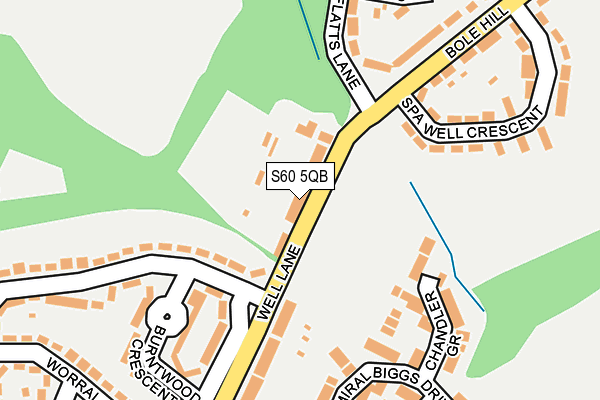 S60 5QB map - OS OpenMap – Local (Ordnance Survey) S60 5QB map - OS OpenMap – Local (Ordnance Survey)