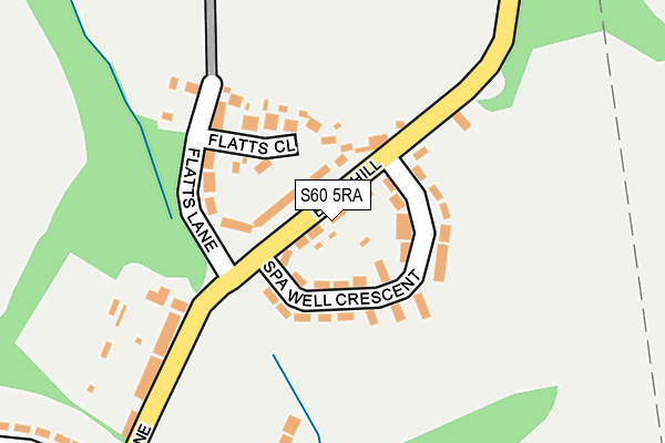 S60 5RA map - OS OpenMap – Local (Ordnance Survey) S60 5RA map - OS OpenMap – Local (Ordnance Survey)