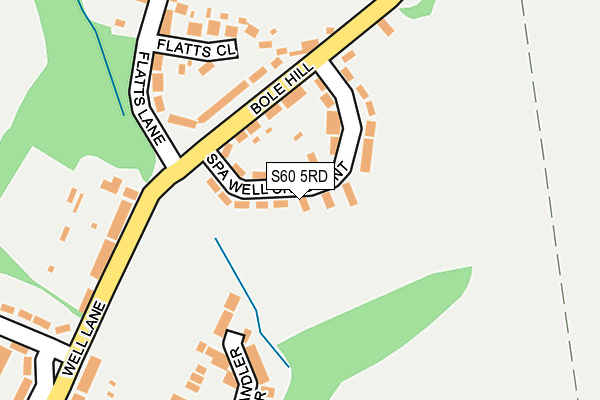 S60 5RD map - OS OpenMap – Local (Ordnance Survey) S60 5RD map - OS OpenMap – Local (Ordnance Survey)