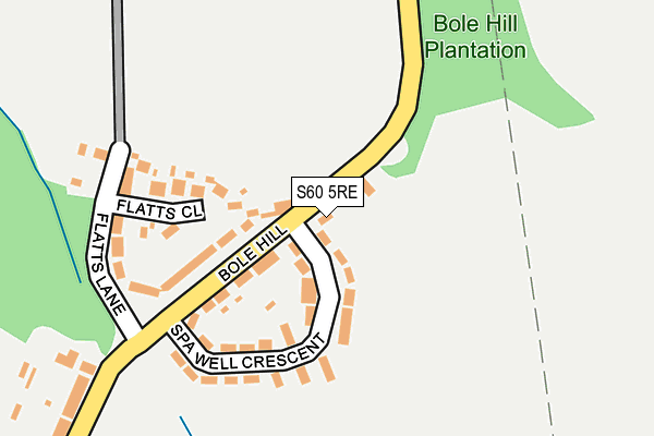 S60 5RE map - OS OpenMap – Local (Ordnance Survey) S60 5RE map - OS OpenMap – Local (Ordnance Survey)