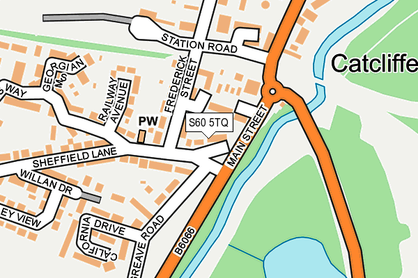 S60 5TQ map - OS OpenMap – Local (Ordnance Survey) S60 5TQ map - OS OpenMap – Local (Ordnance Survey)