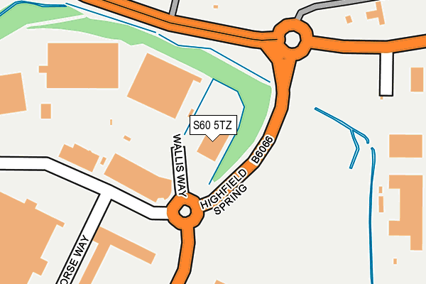 S60 5TZ map - OS OpenMap – Local (Ordnance Survey) S60 5TZ map - OS OpenMap – Local (Ordnance Survey)