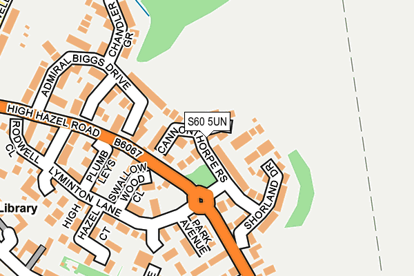 S60 5UN map - OS OpenMap – Local (Ordnance Survey) S60 5UN map - OS OpenMap – Local (Ordnance Survey)