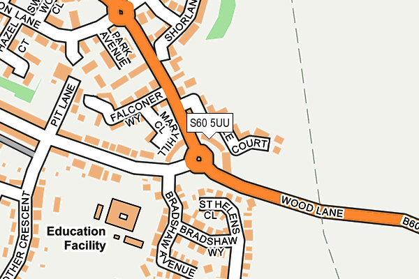 S60 5UU map - OS OpenMap – Local (Ordnance Survey) S60 5UU map - OS OpenMap – Local (Ordnance Survey)