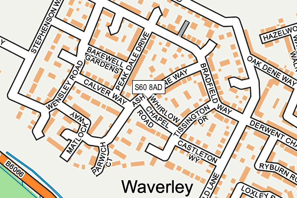 S60 8AD map - OS OpenMap – Local (Ordnance Survey) S60 8AD map - OS OpenMap – Local (Ordnance Survey)