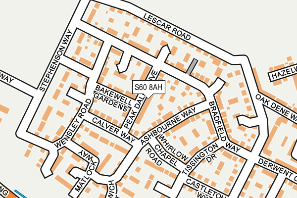 S60 8AH map - OS OpenMap – Local (Ordnance Survey) S60 8AH map - OS OpenMap – Local (Ordnance Survey)