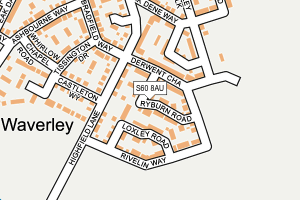 S60 8AU map - OS OpenMap – Local (Ordnance Survey) S60 8AU map - OS OpenMap – Local (Ordnance Survey)