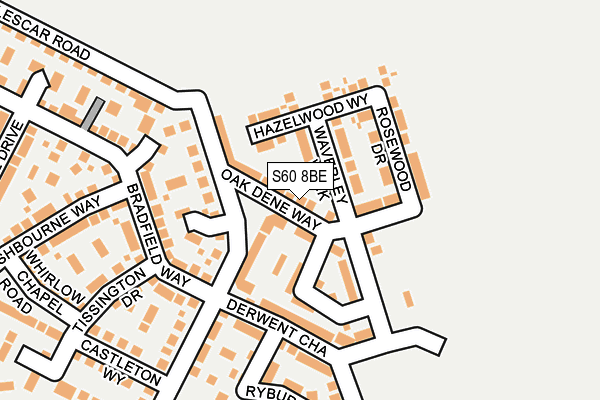 S60 8BE map - OS OpenMap – Local (Ordnance Survey) S60 8BE map - OS OpenMap – Local (Ordnance Survey)