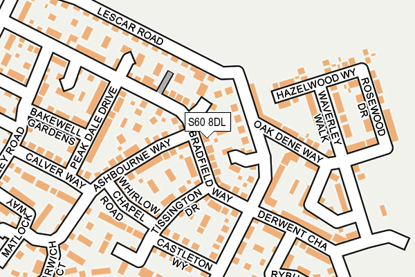 S60 8DL map - OS OpenMap – Local (Ordnance Survey) S60 8DL map - OS OpenMap – Local (Ordnance Survey)