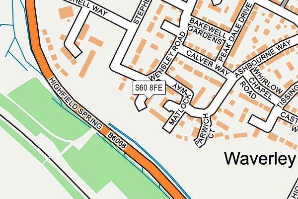 S60 8FE map - OS OpenMap – Local (Ordnance Survey) S60 8FE map - OS OpenMap – Local (Ordnance Survey)