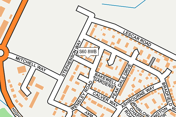 S60 8WB map - OS OpenMap – Local (Ordnance Survey) S60 8WB map - OS OpenMap – Local (Ordnance Survey)