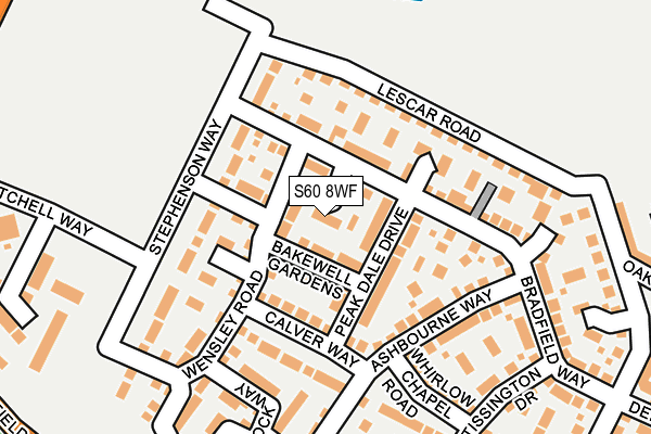 S60 8WF map - OS OpenMap – Local (Ordnance Survey) S60 8WF map - OS OpenMap – Local (Ordnance Survey)