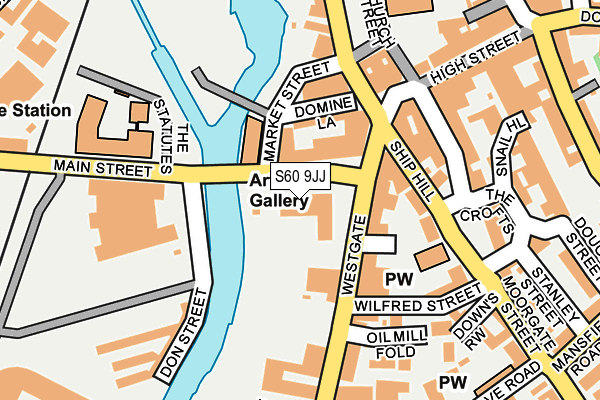 S60 9JJ map - OS OpenMap – Local (Ordnance Survey) S60 9JJ map - OS OpenMap – Local (Ordnance Survey)
