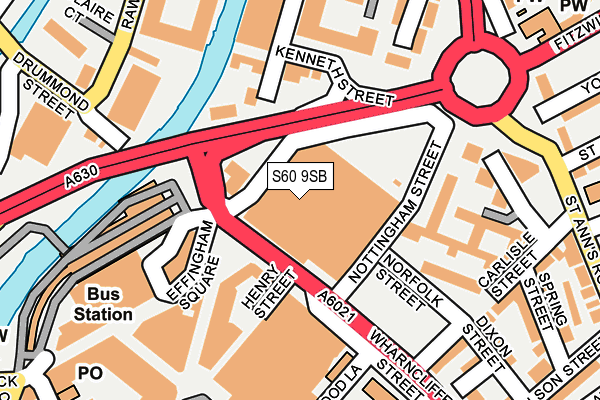 S60 9SB map - OS OpenMap – Local (Ordnance Survey) S60 9SB map - OS OpenMap – Local (Ordnance Survey)