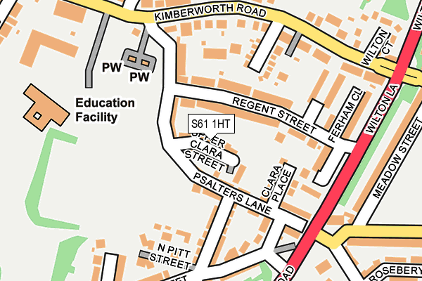 S61 1HT map - OS OpenMap – Local (Ordnance Survey) S61 1HT map - OS OpenMap – Local (Ordnance Survey)