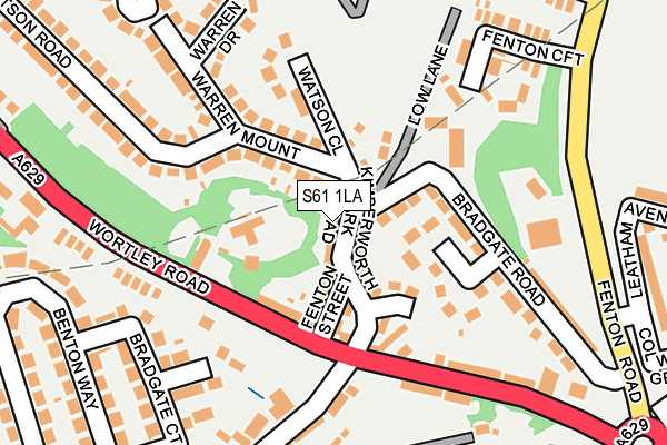 S61 1LA map - OS OpenMap – Local (Ordnance Survey) S61 1LA map - OS OpenMap – Local (Ordnance Survey)