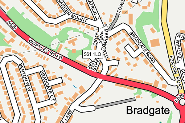 S61 1LQ map - OS OpenMap – Local (Ordnance Survey) S61 1LQ map - OS OpenMap – Local (Ordnance Survey)