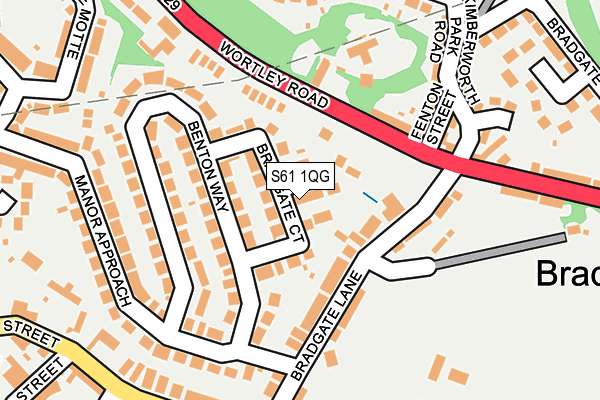 S61 1QG map - OS OpenMap – Local (Ordnance Survey) S61 1QG map - OS OpenMap – Local (Ordnance Survey)