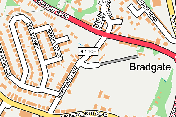 S61 1QH map - OS OpenMap – Local (Ordnance Survey) S61 1QH map - OS OpenMap – Local (Ordnance Survey)
