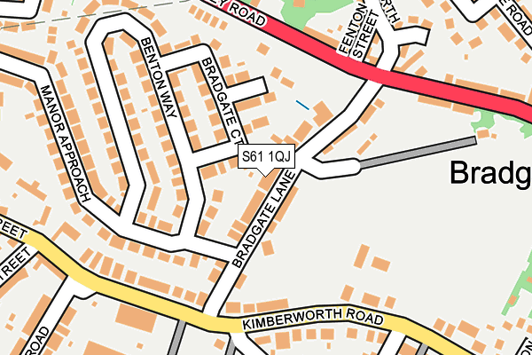 S61 1QJ map - OS OpenMap – Local (Ordnance Survey) S61 1QJ map - OS OpenMap – Local (Ordnance Survey)